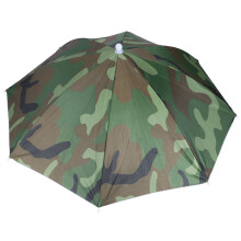 Klappbarer Tarnschirmhut für Outdoor-Aktivitäten, 66 cm