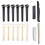 34Pcs Guitar Accessory Kit Guitar Picks Transposition Clamp Acoustic Guitar Strings Bridge Pins Bone Strings 9