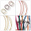 34Pcs Guitar Accessory Kit Guitar Picks Transposition Clamp Acoustic Guitar Strings Bridge Pins Bone Strings 6