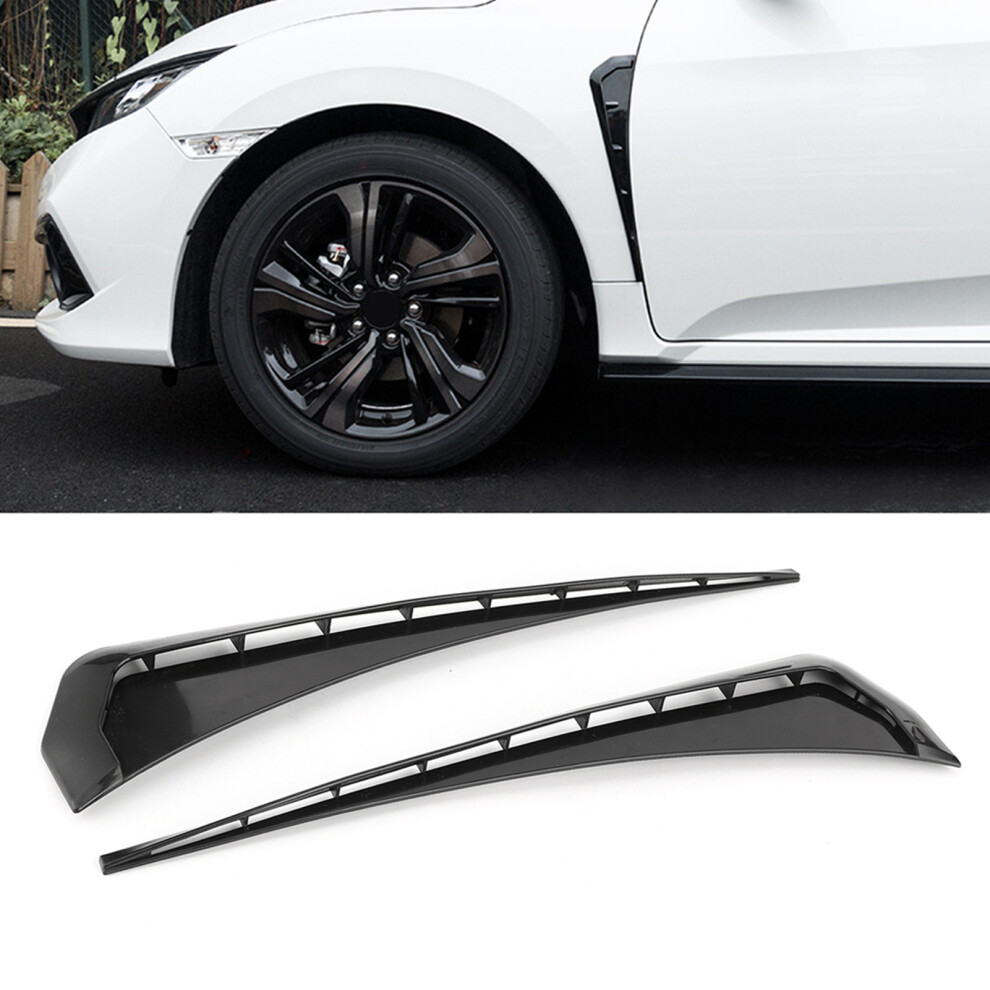 Universal Car Fender Vent Cover Stickers Decorative Strip Fit For Honda Civic 9491323633579