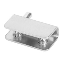 10Pcs Stainless Steel Glass Clamp Bracket Fixing Clip Home Hardware Accessories