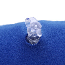 Anti-Dekubitus-Luftkissen Blau, Rund, Atmungsaktives PVC & Frottee