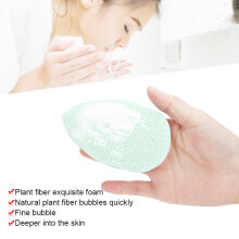 5 Stück Hydrophile Gesichtsreinigungspuffs Weiche Peelingpads Pink & Grün