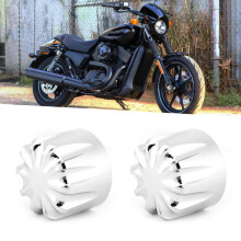 2pcs 29mm/1.14in Electroplating Motorcycle Front Axle Nut Cap Fit for Touring