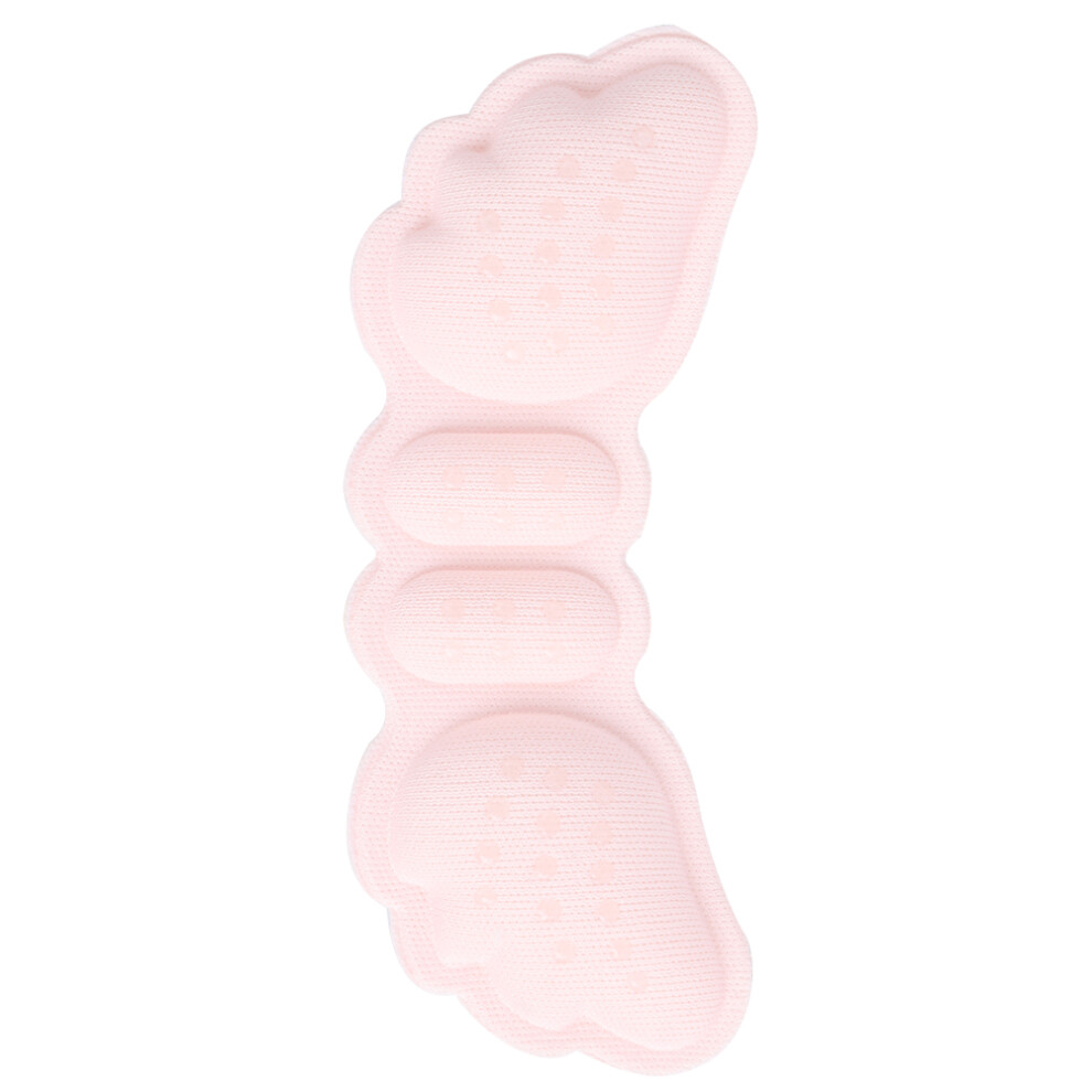 5 Pair High Heel Sticker Non-Slip Anti Wear Pain Relief Heel Patch Pads Shoes Accessory(Pink, Thick Type (Thickness 6mm) )