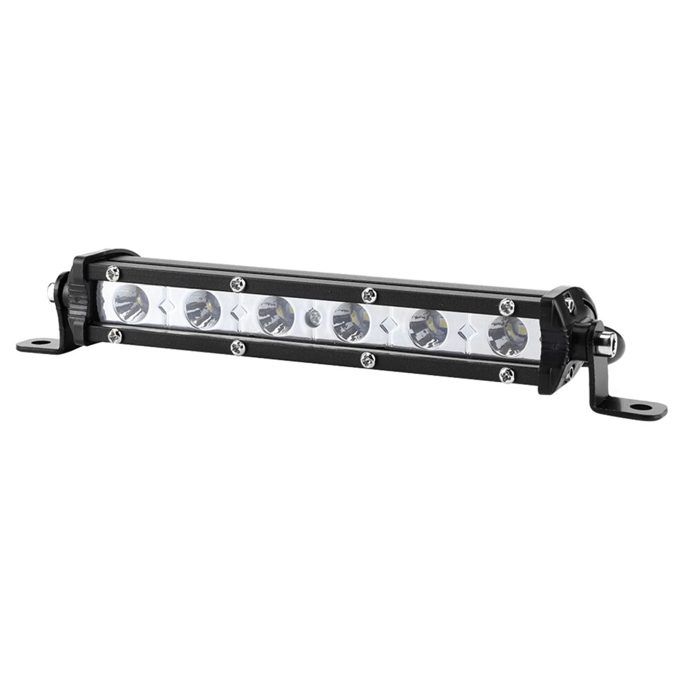 7In 18W 6Led 6000K Work Ip67 Ultra Slim Lamp Bar Stripe For Offroad Ships Auto White/Light 4911323644092