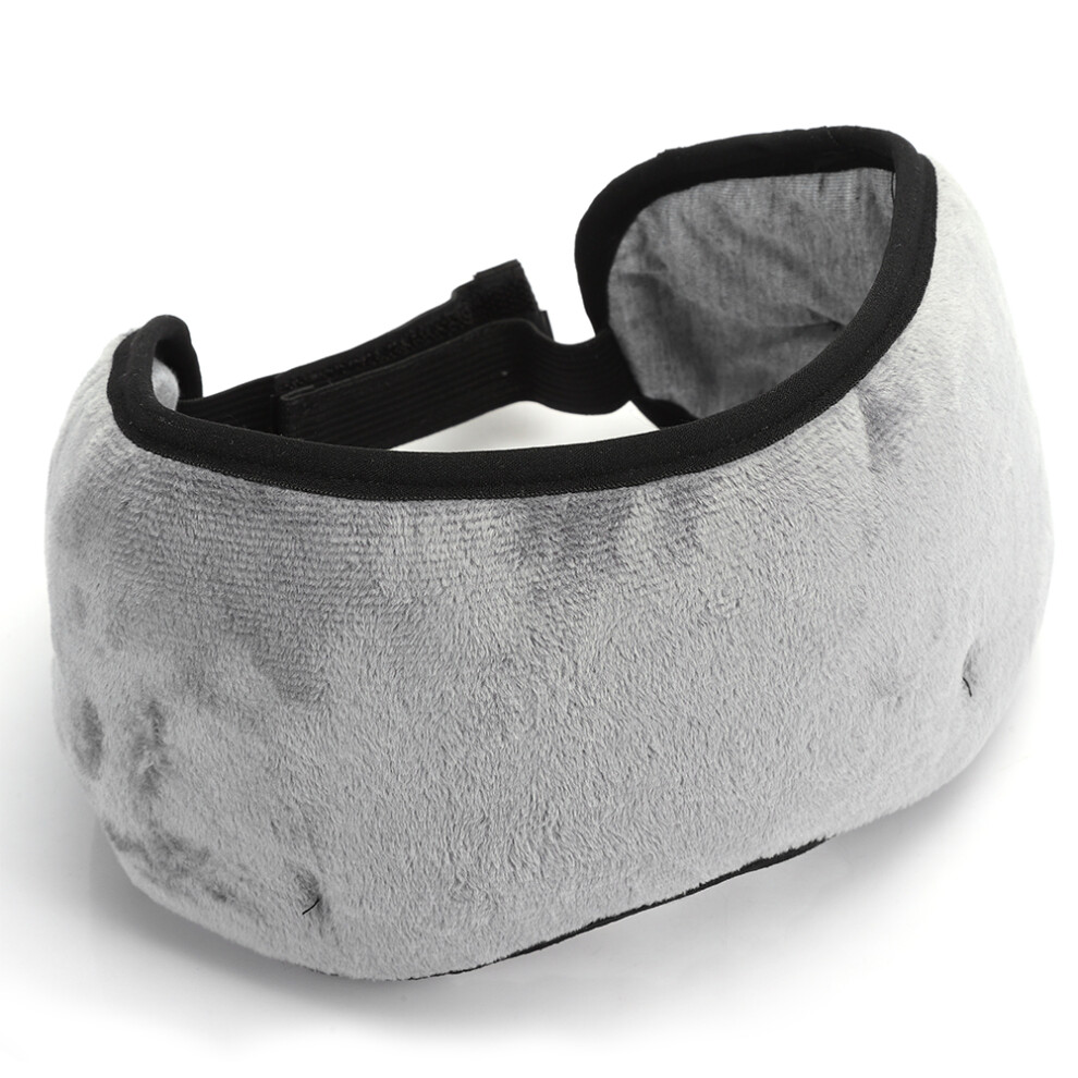 WirelessBluetooth 5.0 Eyeshade Cover Intelligent Sleeping Music Headphone TravelBlindfold PatchGrey