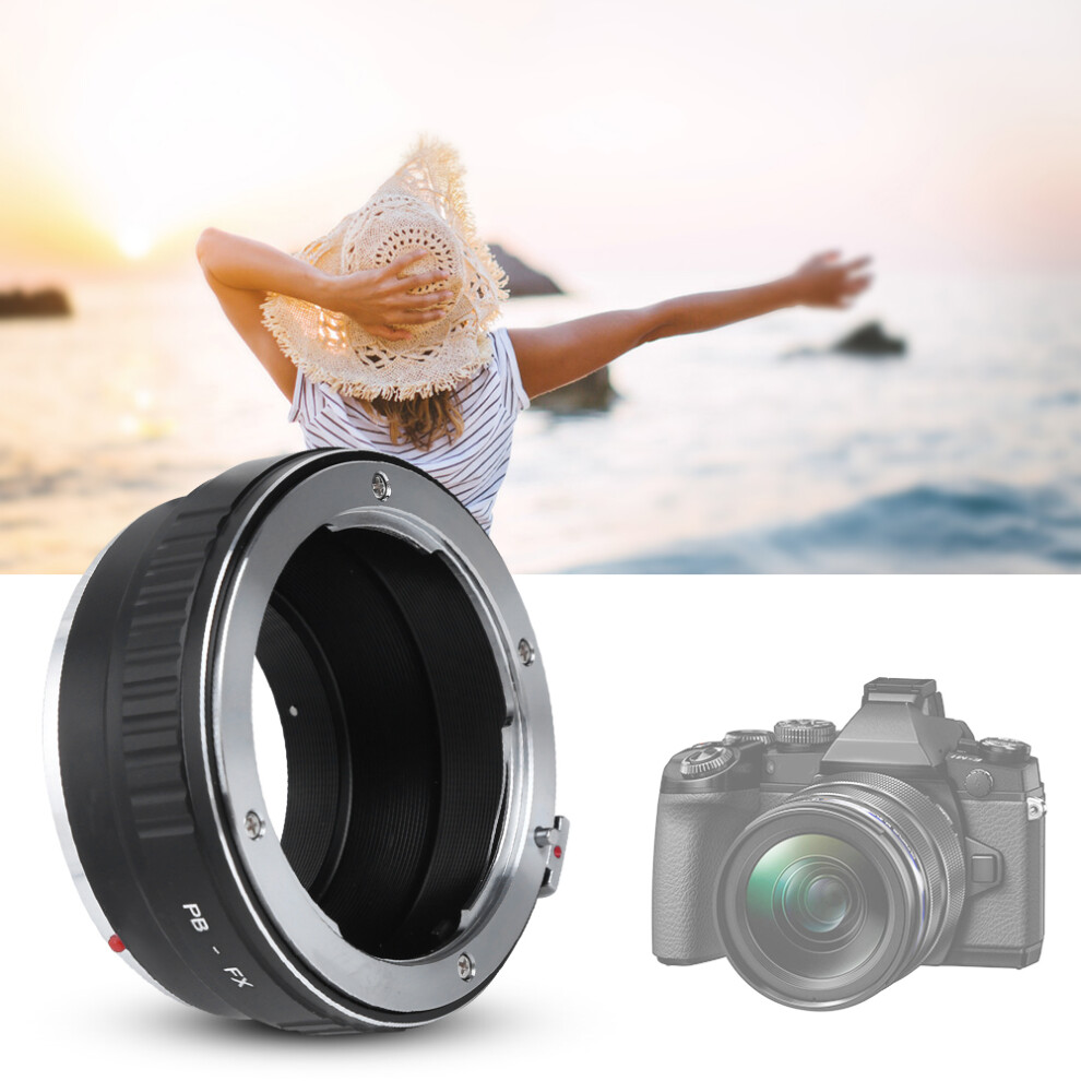 Fikaz Pb Fx Aluminium Alloy Durable Lens Mounting Adapter Ring For Pb Mount Lens To For Fuji Fx Mount Camera 8081323645316
