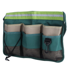 Multi Pocket Garden Tool Bag Waist Hanging Pouch Organizer with Adjustable Belt Gardening Supplies
