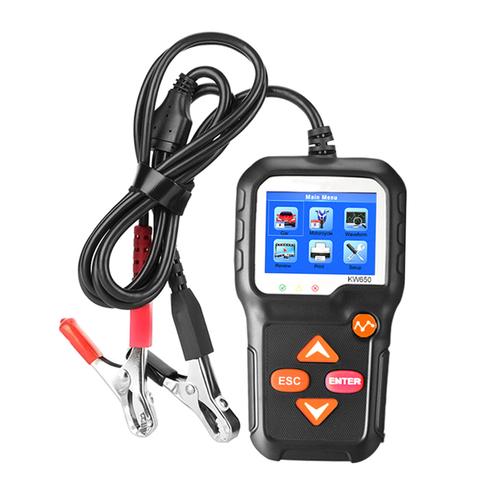 Car Battery Tester 12V Car Auto Battery Load Tester On Cranking System and Charging System Scan Tool Battery Tester Automotive for Cars/SUV