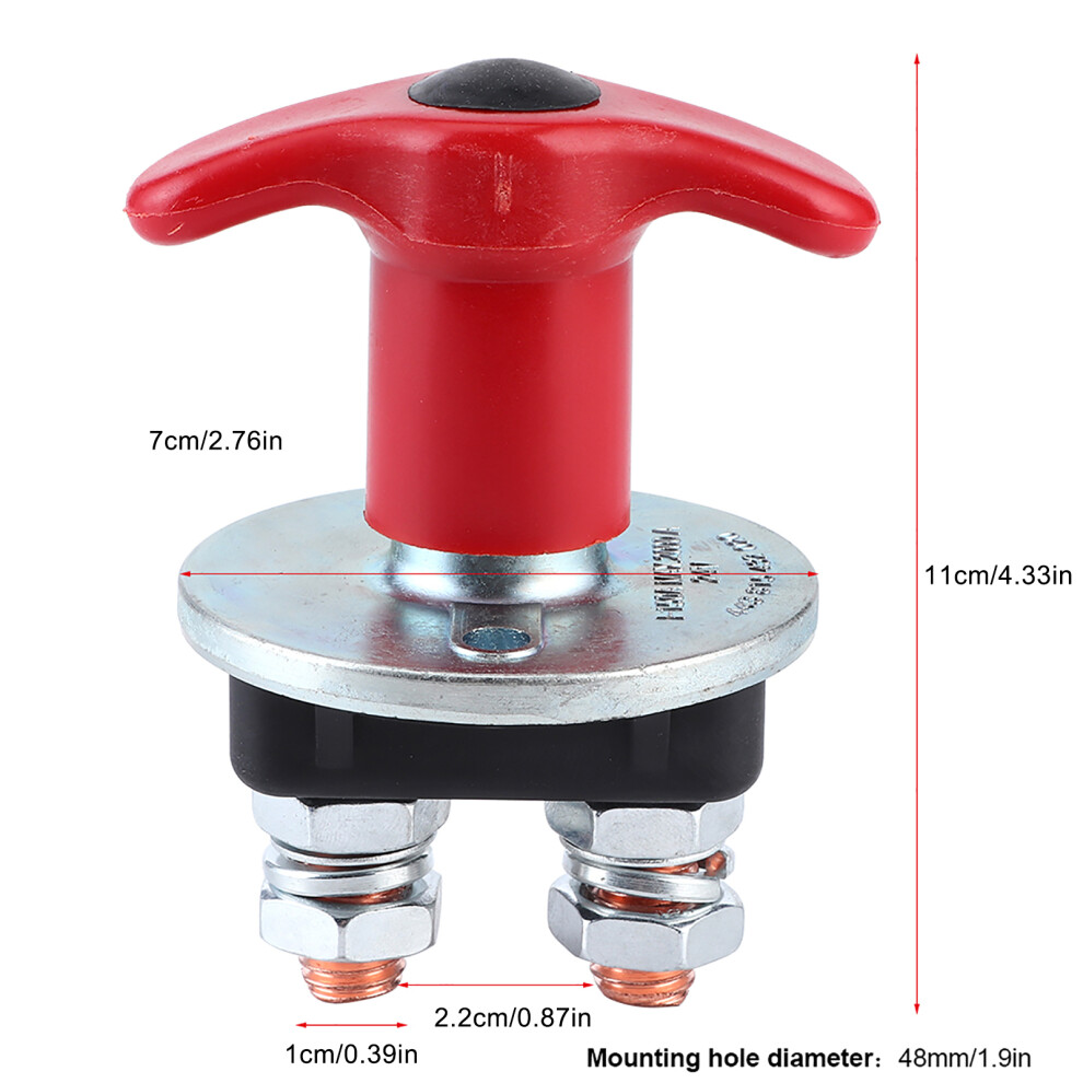 150A/250A Power Kill Switch Battery Isolator Switch Disconnect Universal For Car Fire Fighting Truck 12V 24V 9381323648584