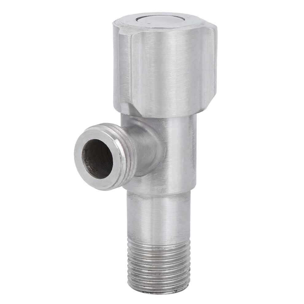 G1/2In Thread Stainless Steel Hot Cold Stop Valve Angle Valve Kitchen Basin Toilet Accessories 7891323649464