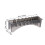 Universal 10 Grid Base for Hair Clipper Limit Comb Guide Comb Storage Organizer 5
