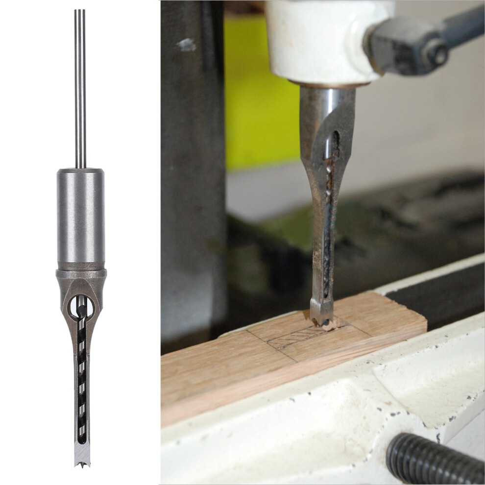 1/4In High Speed Steel Multifunctional Woodworking Square Hole Drill Bit Tool For Construction 9421323652140