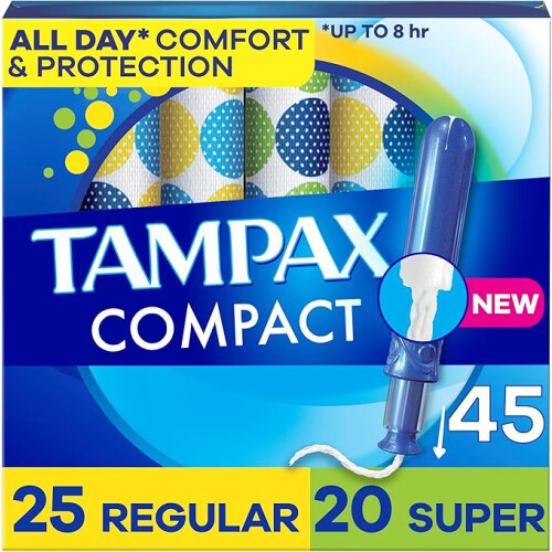 Tampax Compact Pearl Tampons Multipack, with LeakGuard