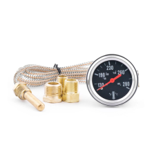 Jauge de température d'eau mécanique 12 V compatible avec les moteurs de voiture JC