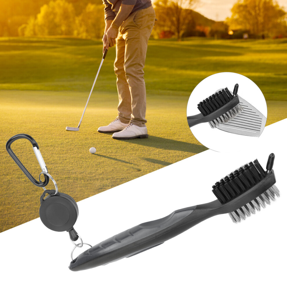 Multifunctional Golf Club Cleaner Brush with Nylon Steel Dual Bristles Cleaning ToolGrey-image-OPC-PHW8JPQ-NEW