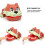 Bite Finger Game Personality Cartoon Pattern Parent Child Interaction Toy Gift 3