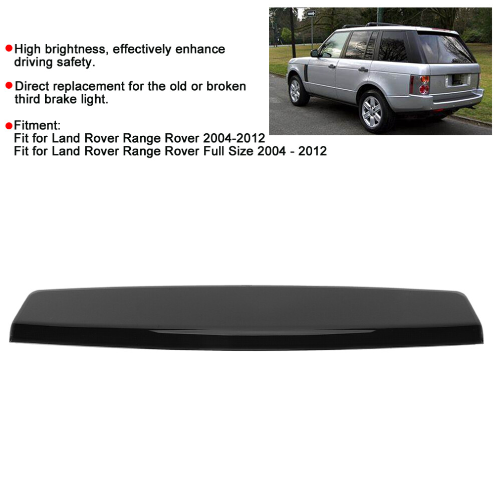 Third Brake Stop Lamp Xfg000040 Fit For Land Rover Range Rover 2004-2012 Light/Black 7621323659558