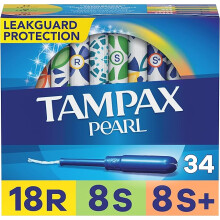 Tampax Pearl Tampons Multipack, Regular/Super