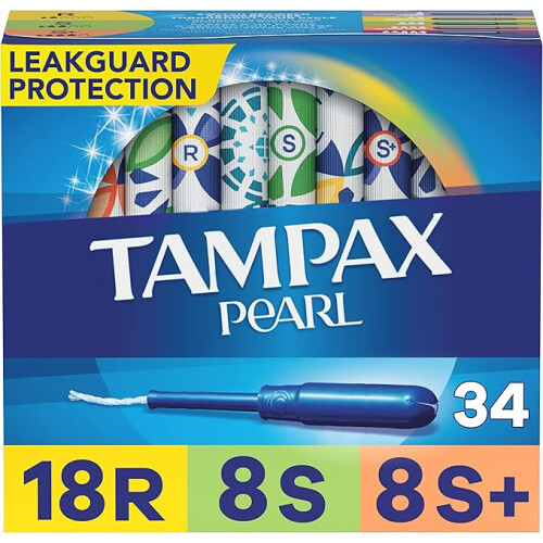 Tampax Pearl Tampons Multipack, Regular/Super