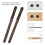 10Pcs 10x100 Concealed Wall Shelf Support Shelf Rack Fixing Brackets Kit Accessory 4