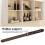 10Pcs 10x100 Concealed Wall Shelf Support Shelf Rack Fixing Brackets Kit Accessory 6