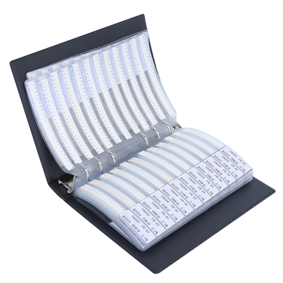 0201 170 Value Resistors Assortment Kit Electron Components Plastic Sample Book Black 4611323661128