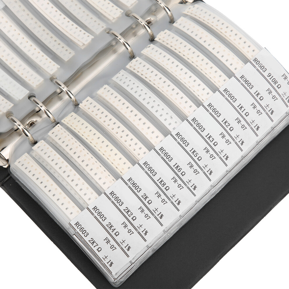 0603 Series 170 Types Resistors Assorted Kit Electronic Components Sample Book Black 3611323661143