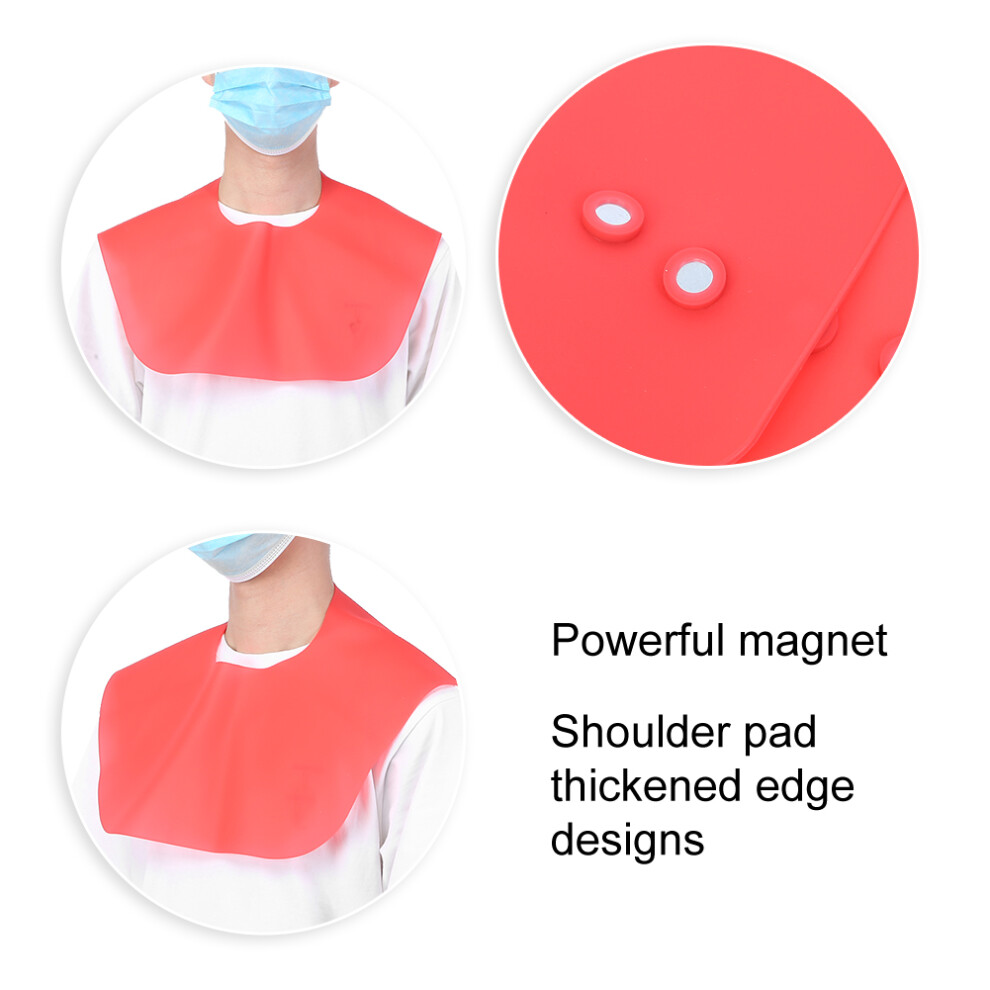 Red Professional Silicone Hair Cutting Dyeing Cape Home Barber Shop Hairdressing Shawll