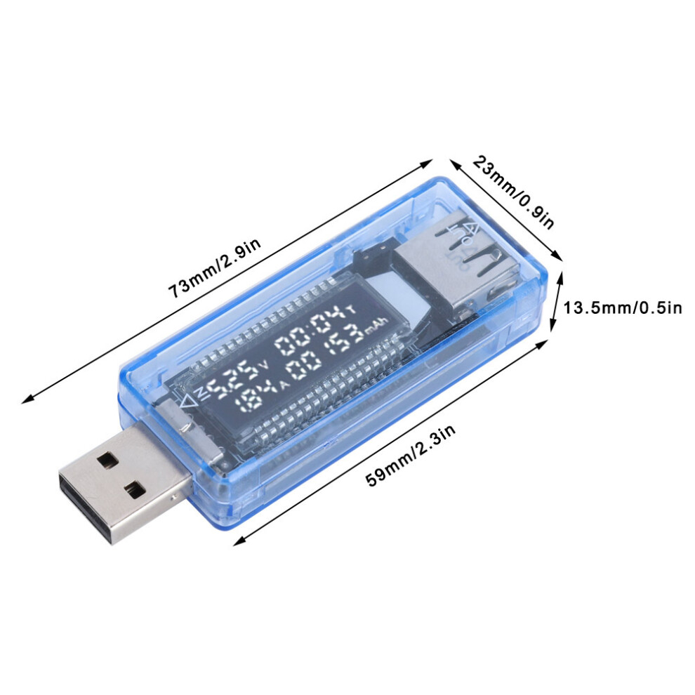 Lcd Usb Detector Voltmeter Ammeter Power Capacity Tester Voltage Current Meter 6941323663128