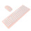 Wireless Mouse Keyboard Set Gaming for Notebook Computer 3‑Speed Receiver 1