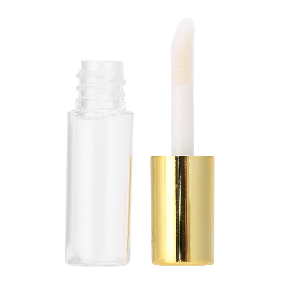 Gold 45Pcs 1.2Ml Mini Refillable Empty Lip Gloss Tubes Lipstick Bottle Container Dispenser