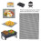 3Pcs BBQ Mesh Mat Non-Stick BBQ Grilling Liner Mesh Mat Sheet Barbecue Tools(33x40cm ) 12