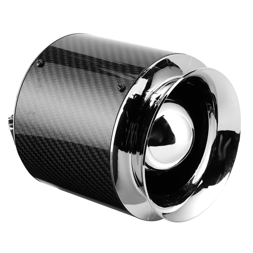 76Mm / 3In Universal Carbon Fiber Texture Auto Car Air Filter Replacement Accessories M 4961323665221