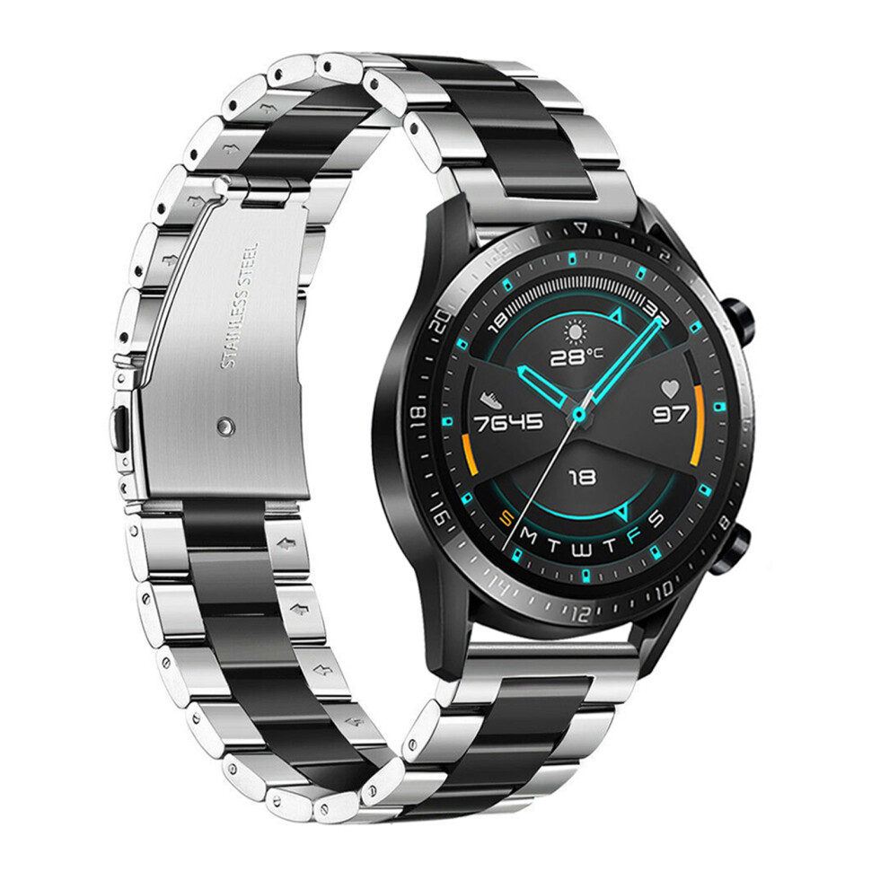 22Mm Watchband Stainless Steel Watch Band Strap Wristband Replacement For Huawei Watch Gt2 46Mm / Honor Magicwatch2 46Mm / Honor Magicwatch 9431323666573