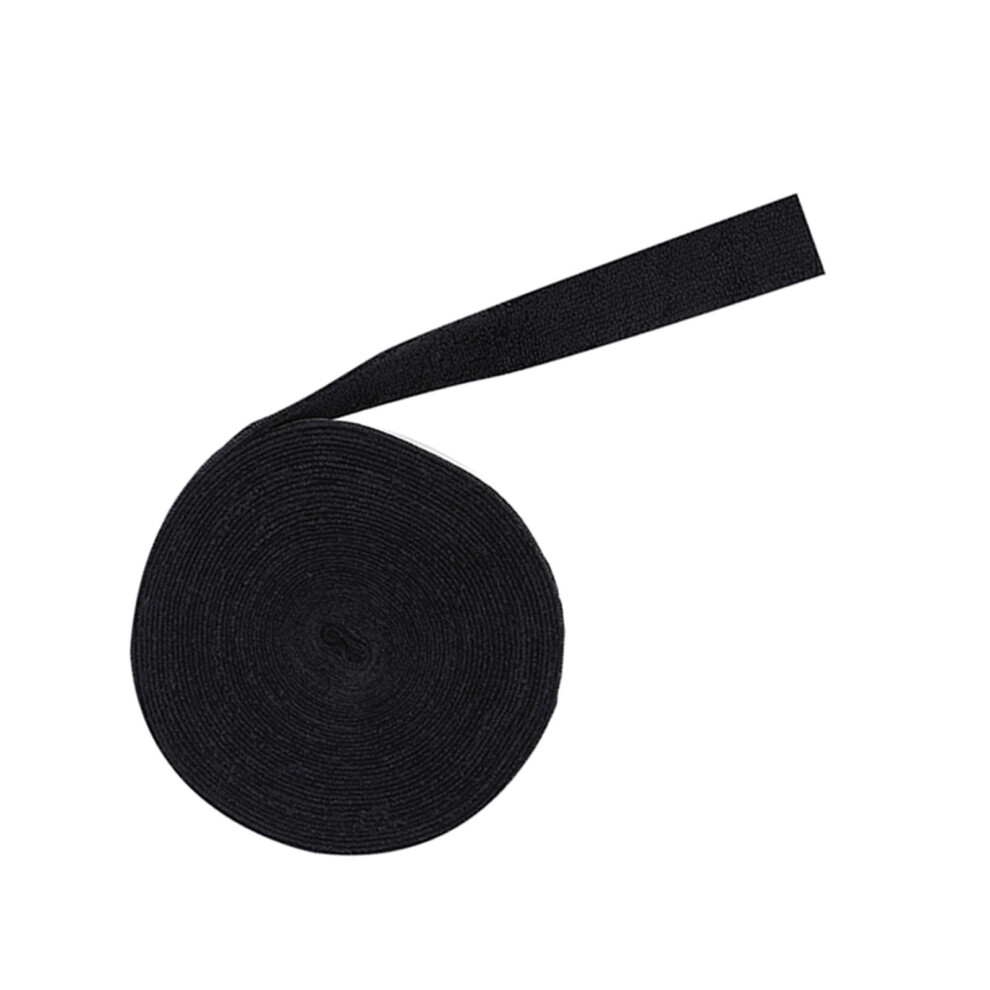 10M Polyester Fiber Sweat Absorption Anti Skid Badminton Racket Grip Tape Breathable Soft Hand Feeling Tennis Bat Sweatband Wraps(Black )-image-OPC-PHW8YKB-NEW