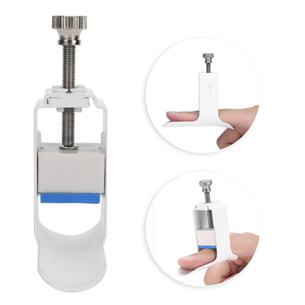 White Finger Straightener Hand Injury Joint Support Brace Finger Rehabilitation Machine Average Size