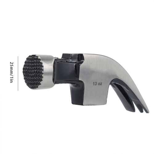 13oz Round Head Bend Angle Double Fork Carpenter Claw Hammer Head Home Woodworking Tool 2