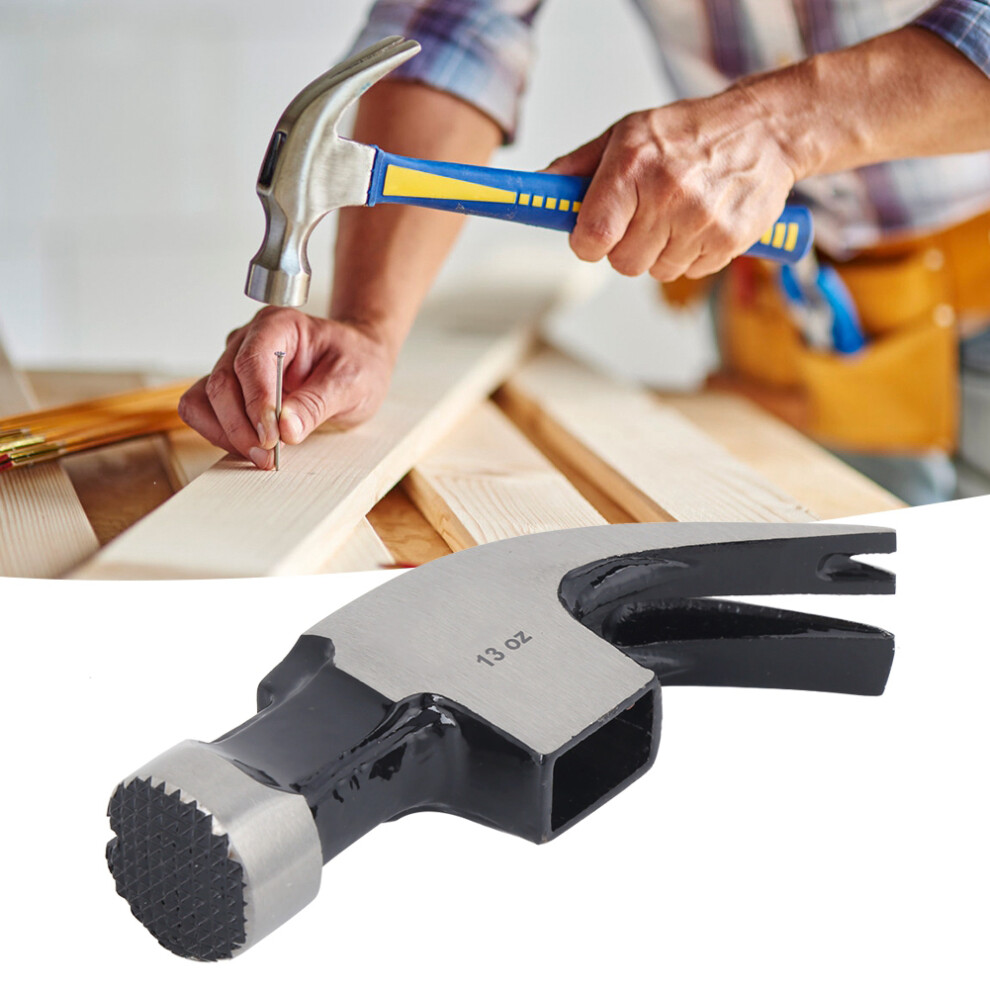 13oz Round Head Bend Angle Double Fork Carpenter Claw Hammer Head Home Woodworking Tool-image-OPC-PHW8YV5-NEW