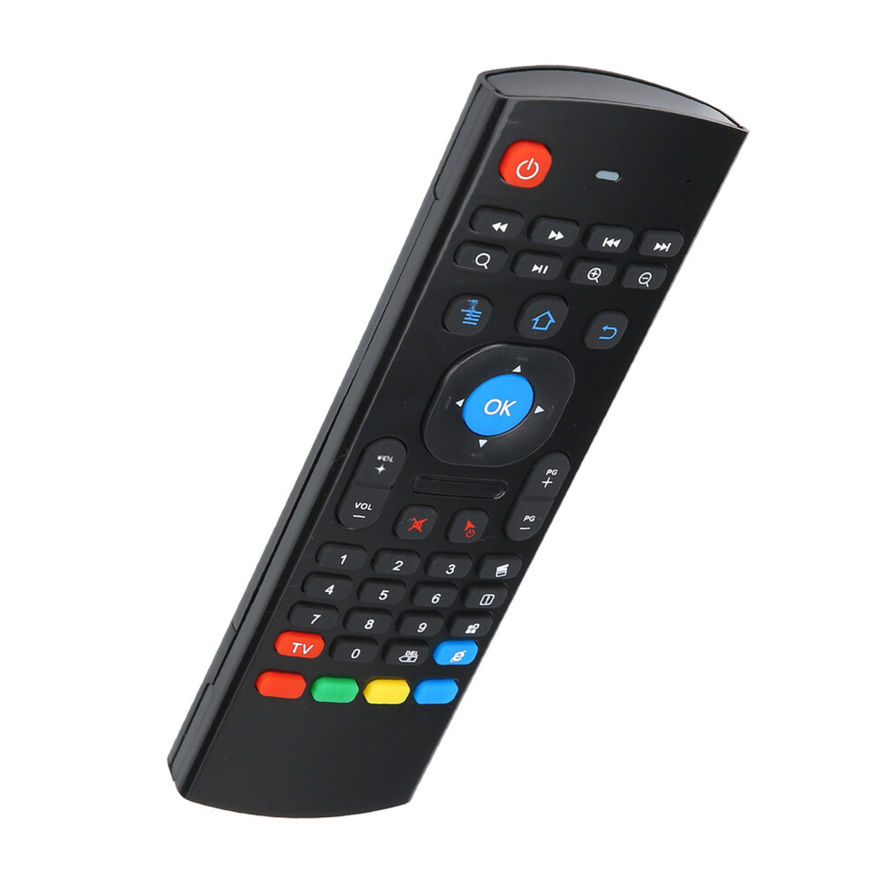 Mx3 2.4G Wireless Air Fly Mouse Motion Sensing Infrared Remote Controller For Tv Pc 7651323669103