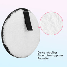 Wiederverwendbarer runder Baumwoll-Make-up-Entfernungs-Puff, 11 cm Gesichtspflege-Werkzeug
