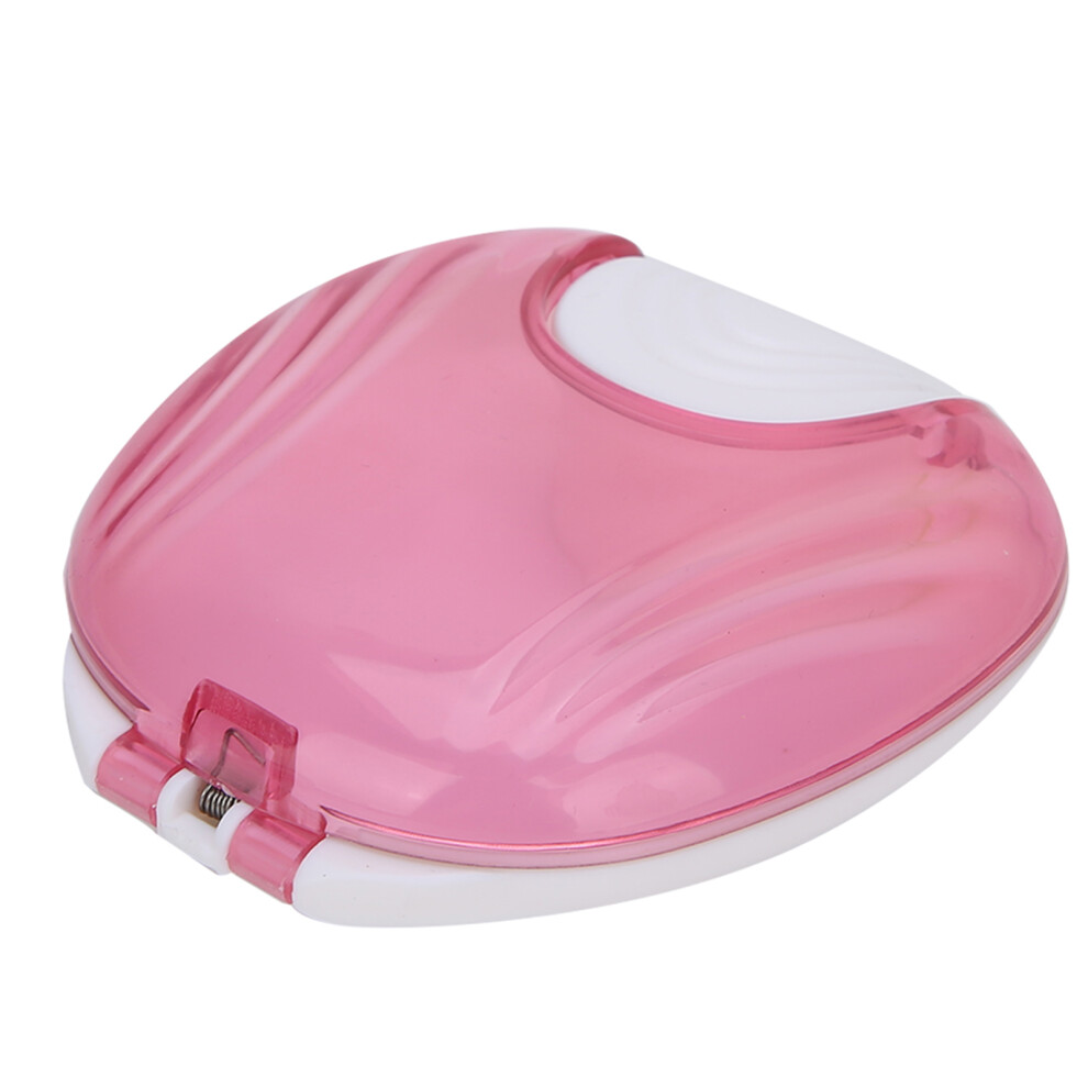 Orthodontic Retainer Case Portable Adult Waterproof Denture Box Storage ContainerPink