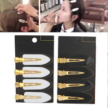 8pcs Hair Pin Clip Leaf Shape Hairdressing Clips Anti-Slip Hair Pin Hair Accessory