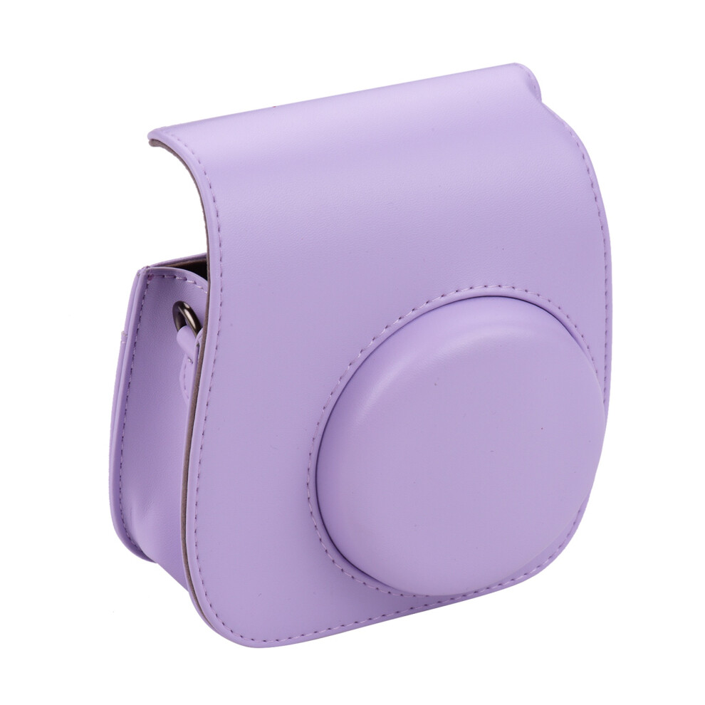 Portable Instant Camera Case Bag Holder Pu Leather With Shoulder Strap Compatible With Fuji Mini 11 9411323678394
