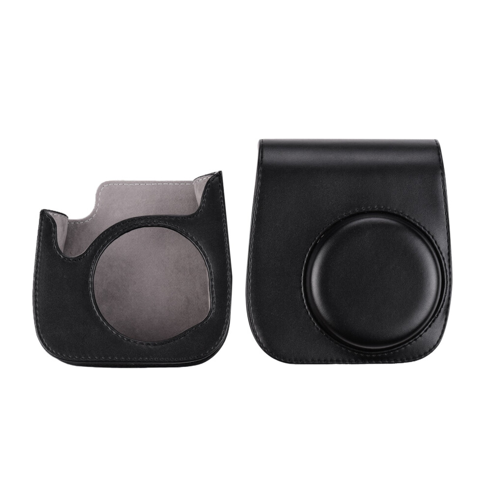 Portable Instant Camera Case Bag Holder Pu Leather With Shoulder Strap Compatible With Fuji Mini 11 9301323678428