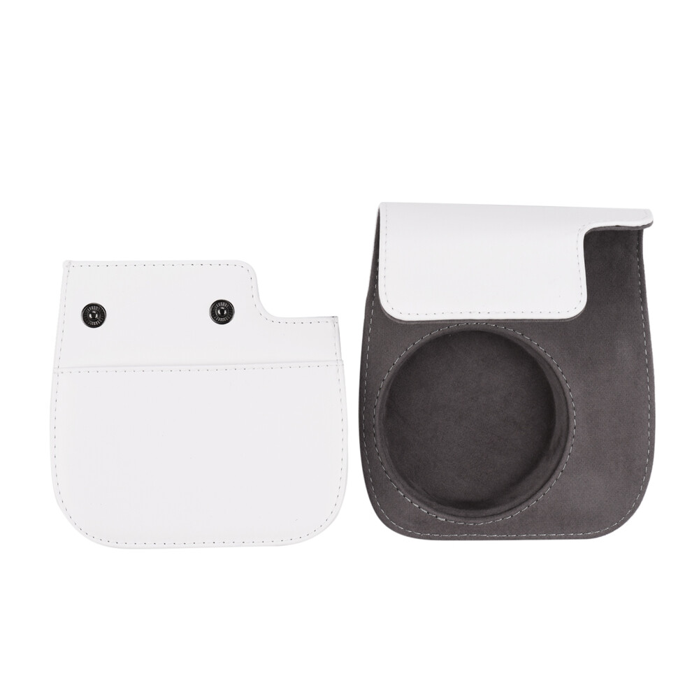 Portable Instant Camera Case Bag Holder Pu Leather With Shoulder Strap Compatible With Fuji Mini 11 7671323678431