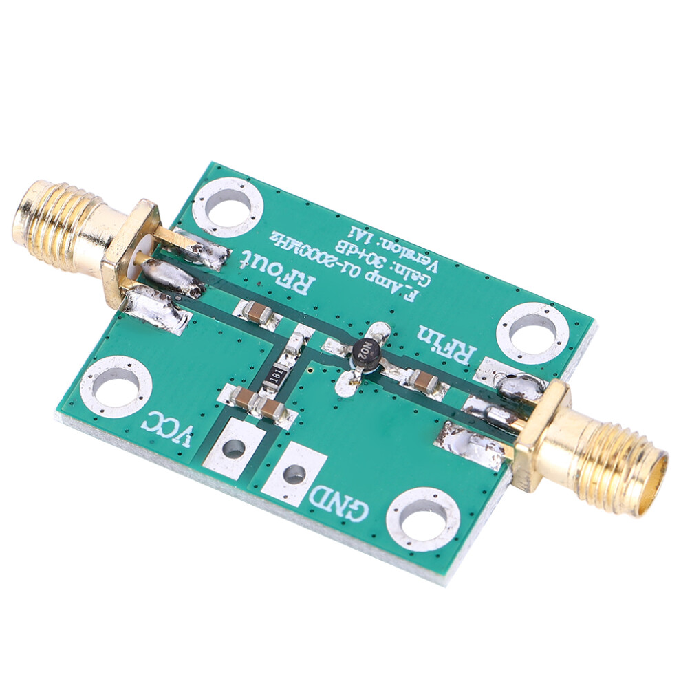 Rf Broadband Amplifier Low Noise Lna Board Module 0.1-2000Mhz Gain 30Db 4251323678629