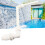 Plastic Adjustable Mist Spray Height Direction Underground Swimming Pool Fountain Waterfall Viewing Stand 11