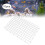 10Pcs Plastic Splicing Aquarium Filter Bottom Grid Plate Screen for Aquarium Fish Tank UseWhite 12